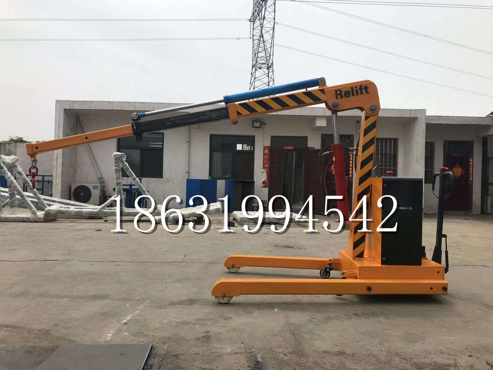 绛县久征定做3吨三轮随车吊 农用园林绿化移树吊 平板工程用小吊机