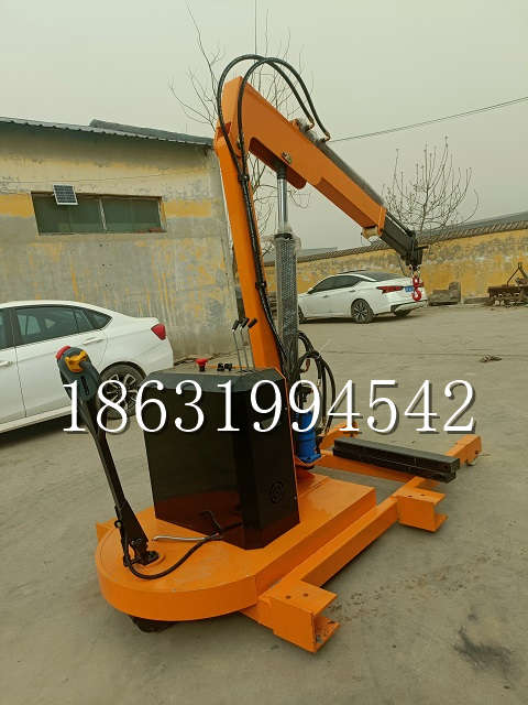 绛县自卸车厢随车吊 自制轮式四不像起重机 四驱平板吊 5吨 贵盛